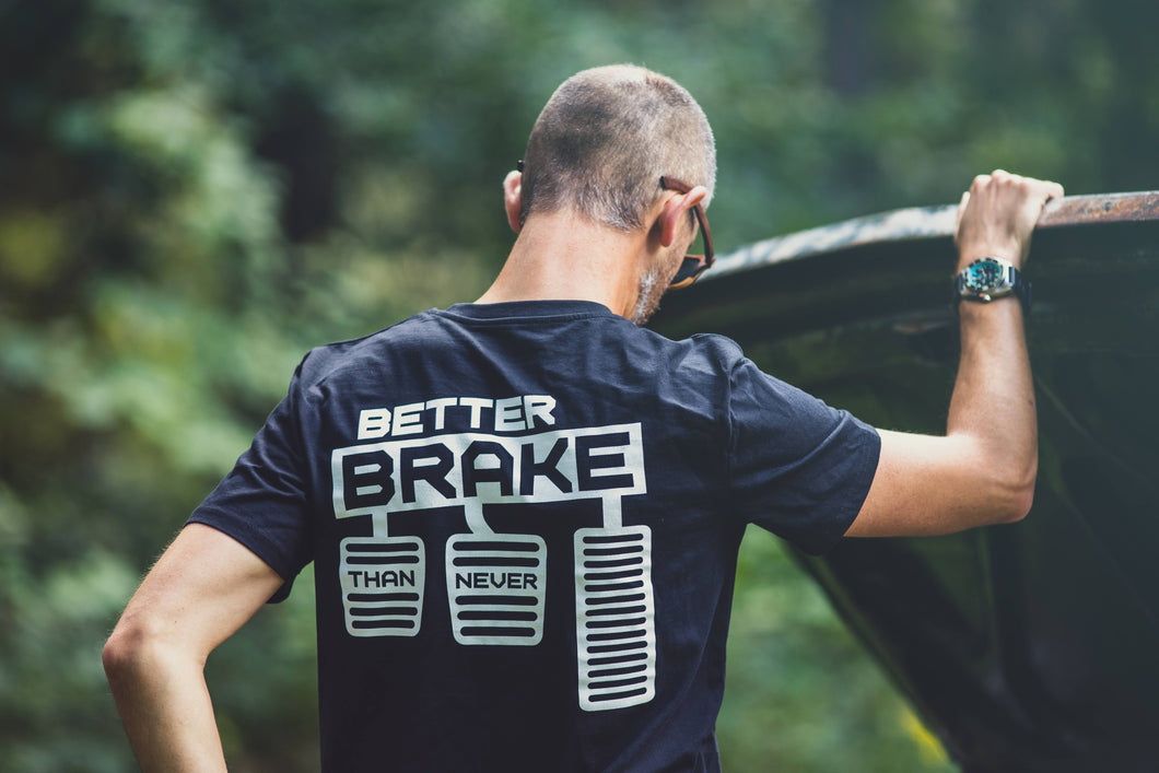 TLBS Better Brake than Never Oversized Back T-Shirt